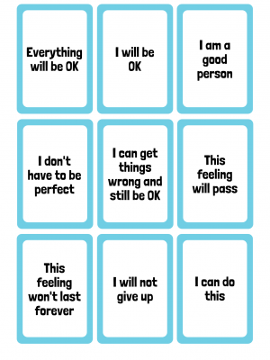 Positive Self-Talk Cards